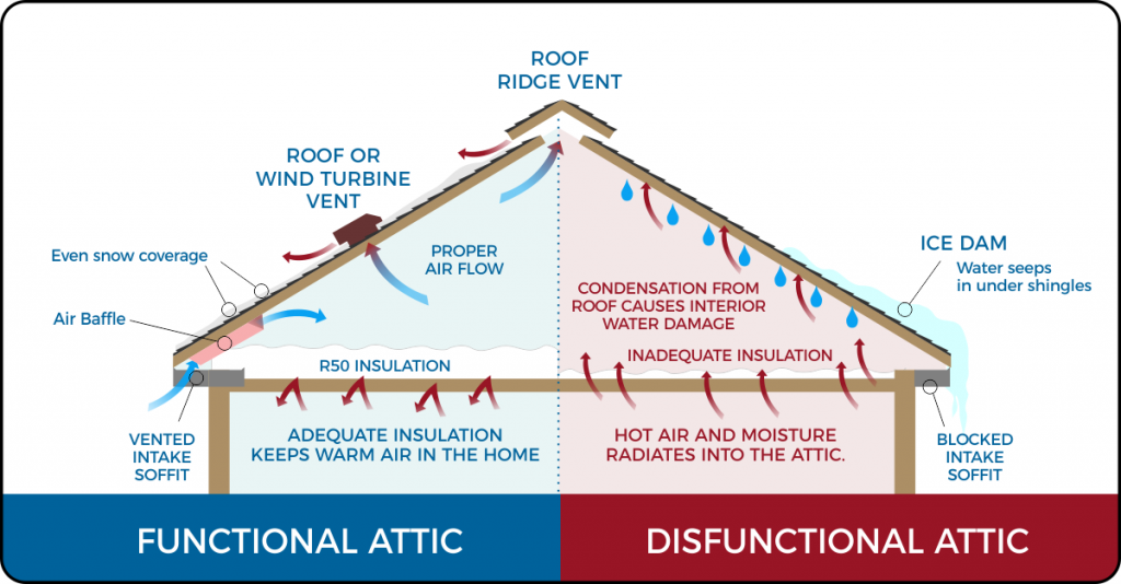 Proper Air Flow In Your Attic - Roof Cat Roofing