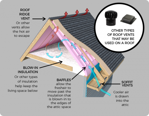 Proper Attic Ventilation | Roof Cat Roofing