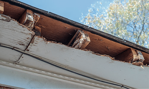 Rotten Eaves Soffits